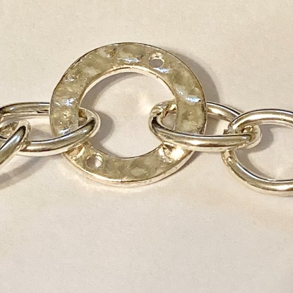 Vintage Horseshoe Steer Charm Bracelet Silver Plated Country Western Cowgirl 8" - Picture 9 of 11